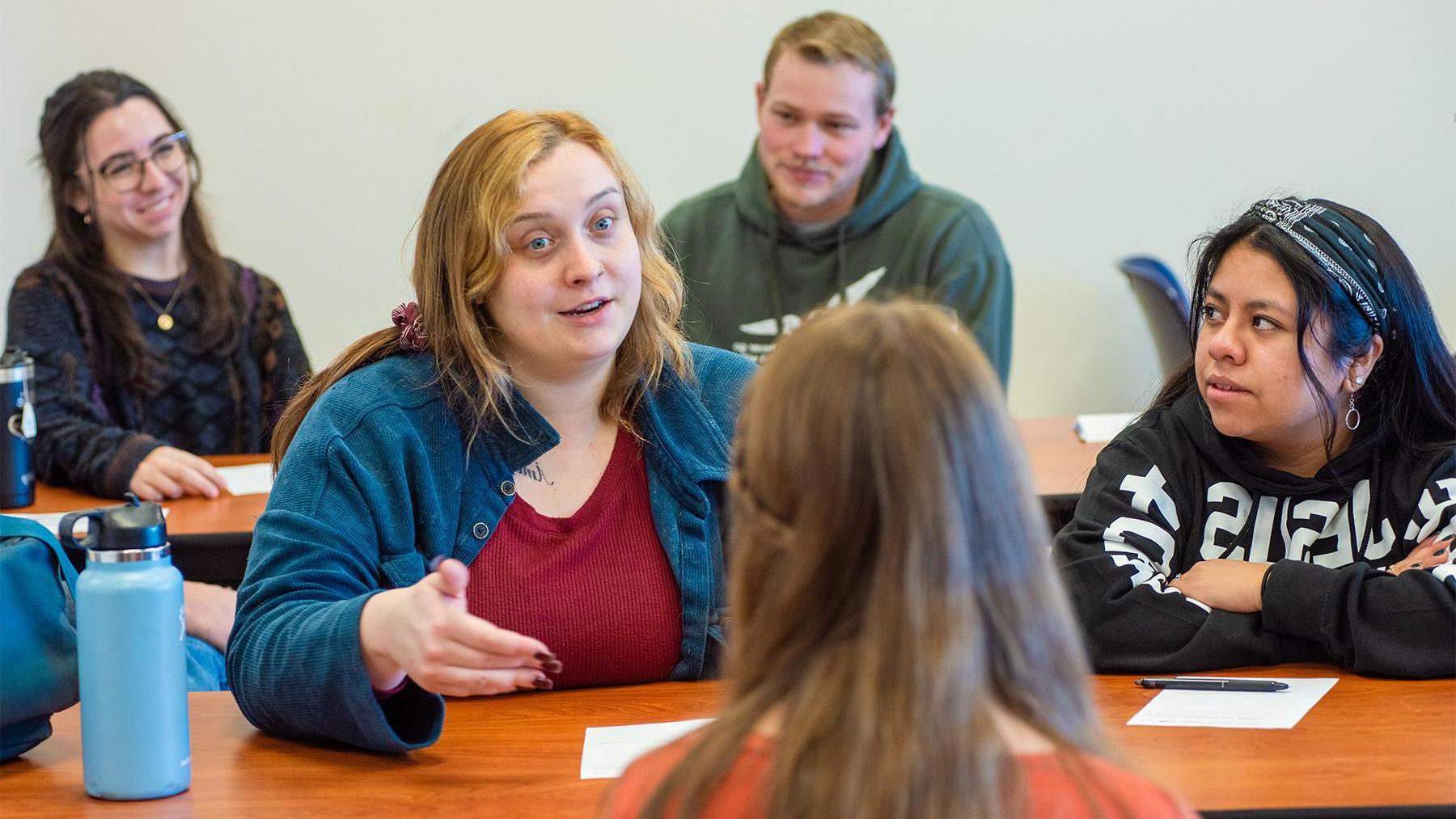 Students in a Social Work Class